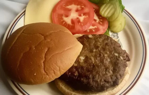 Juicy and Flavorful Air Fryer Bison Burgers Recipe