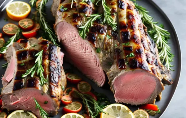 Juicy and Flavorful Roast Leg of Lamb with a Citrus Twist