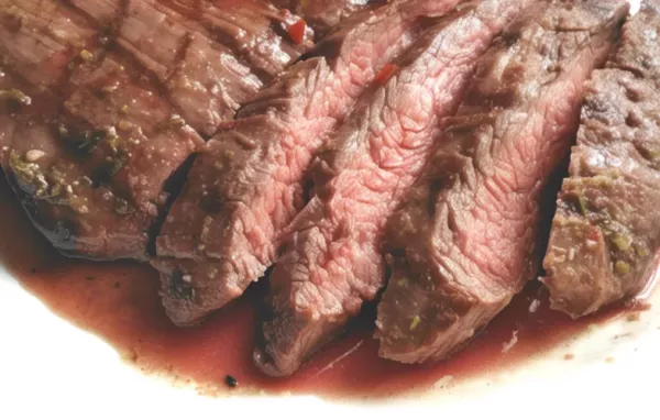 Juicy and tender Tuscan Flank Steak