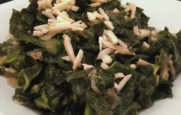 Kale with Caramelized Onions