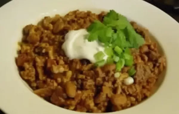 Karen's Award-Winning Chili Recipe