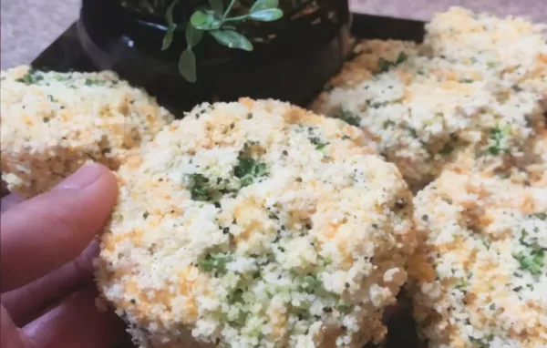 Keto Broccoli Cheddar Biscuits