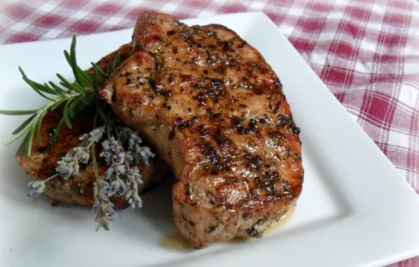 Lavender Pork Steaks