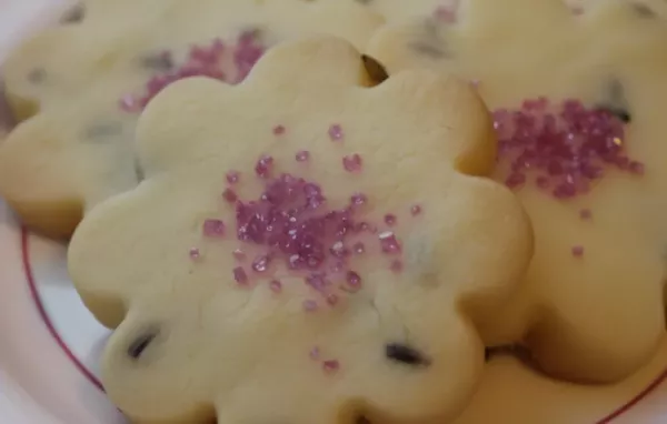 Lavender Shortbread Cookies