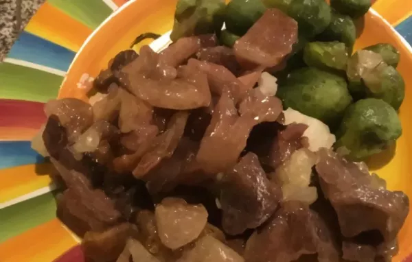 Leftover Prime Rib with Savory Mushroom Sauce and Creamy Mashed Potatoes