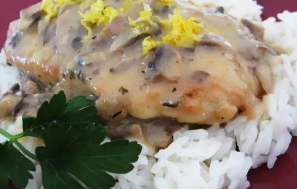 Lemon-Mushroom-Herb Chicken