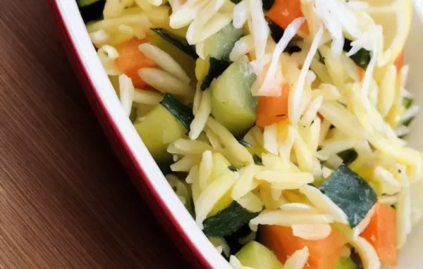 Lemon Orzo Primavera