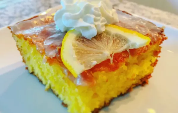 Lemon Poke Cake II