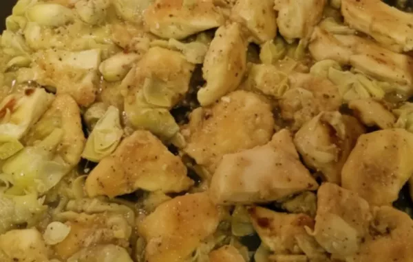 Lemony Chicken with Artichoke Hearts Recipe