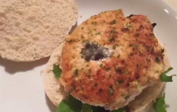 Lemony Salmon Burgers with Dill Sauce