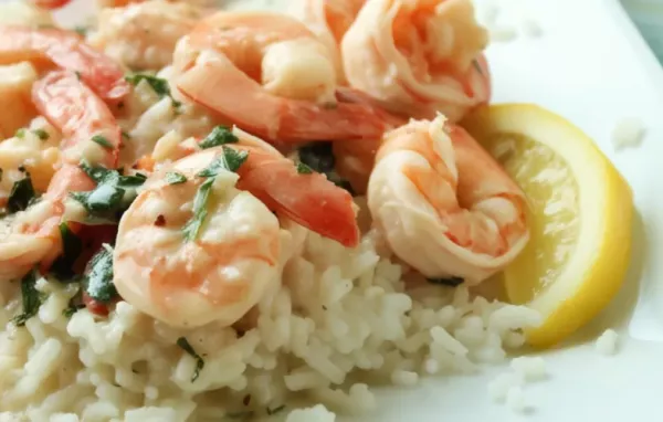 Lemony Shrimp over Brown Rice Recipe