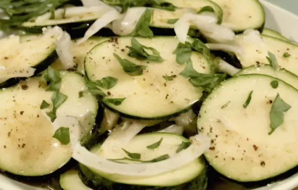 Lemony Zucchini Salad