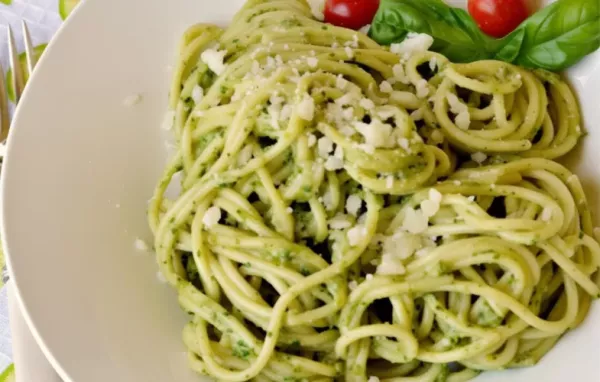 Light Lemon Pesto Pasta