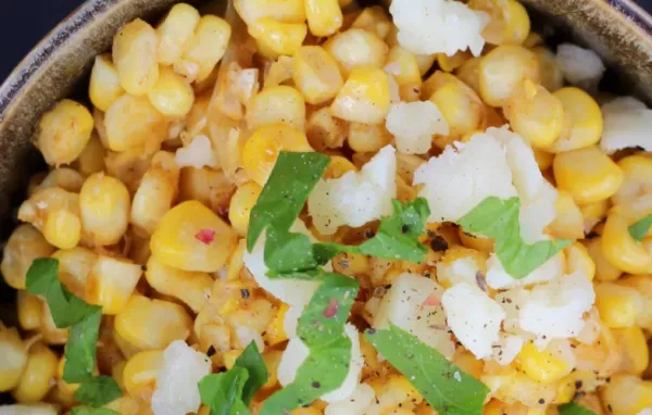 Lighter Skillet Mexican Street Corn