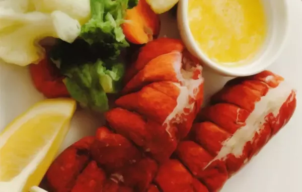 Lobster Tails Steamed in Beer