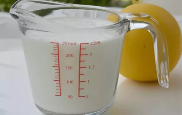 Make Your Own Buttermilk Substitute at Home