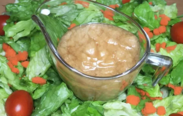 Maple Almond Butter Salad Dressing