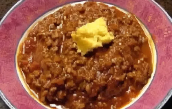 Melanie's Hearty Beef and Bean Chili Recipe