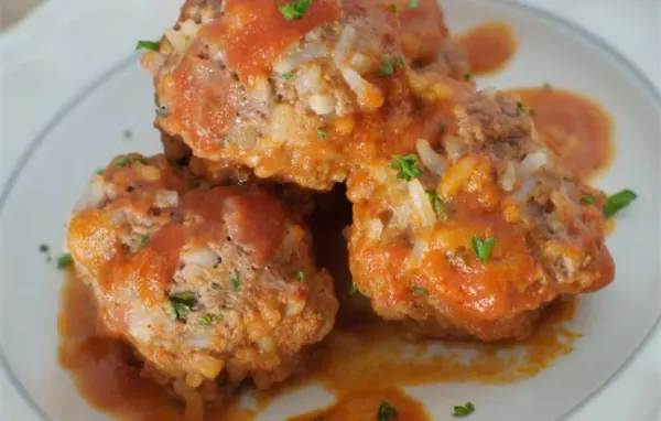 Melinda's Porcupine Meatballs