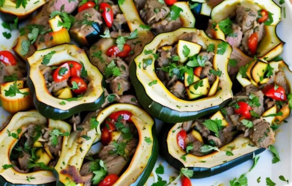 Mella's Family Lamb Stuffed Zucchini Koosa