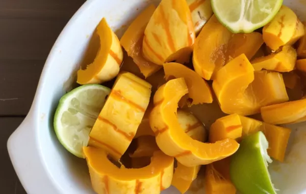 Microwave Delicata Squash Recipe