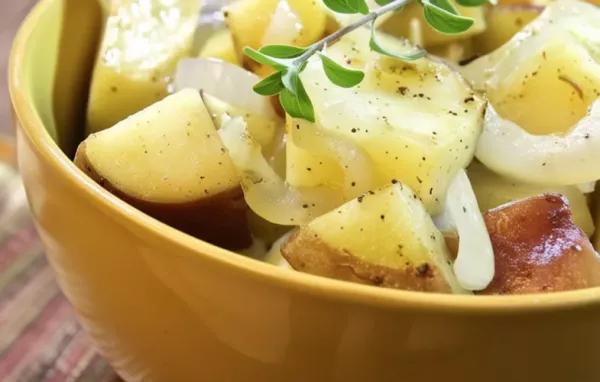 Microwaved Potatoes Lyonnaise Recipe