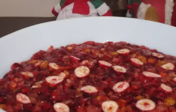 Mom's G-S Cranberry Jell-O Salad