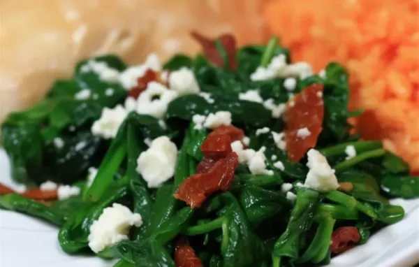 Mouthwatering Mediterranean Spinach and Sun-Dried Tomato Dish Recipe