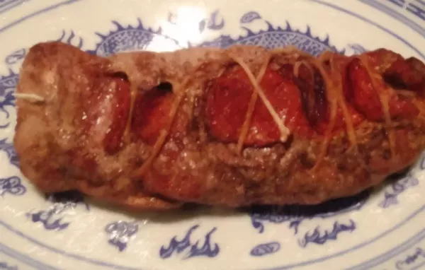 Mushroom and Chorizo Stuffed Pork Tenderloin