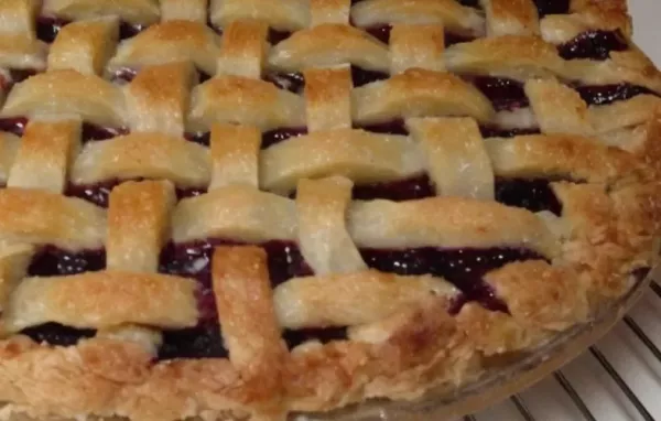 Mystery Ingredient Wild Blueberry Pie