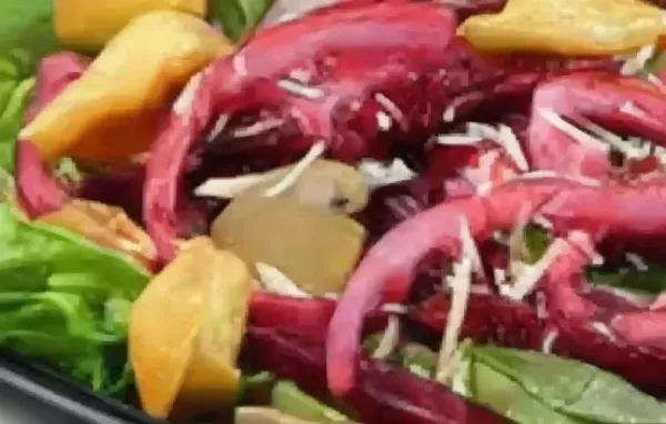 Nicole's Balsamic Beet and Fresh Spinach Salad