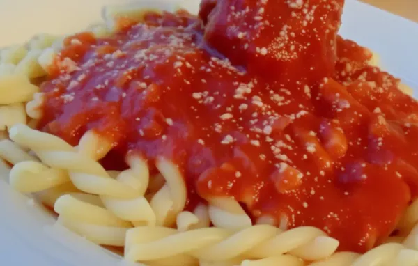 Nonna's Sweet Pasta Sauce : A Delicious Italian Delight