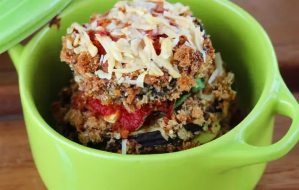 Not-Too-Saucy Eggplant Parmesan