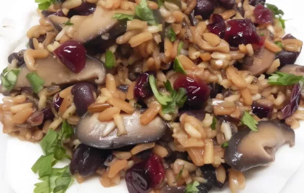 Nutritious and Delicious Brown and Wild Rice Medley with Black Beans