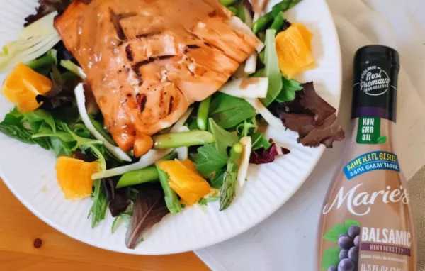 Orange Balsamic Glazed Salmon