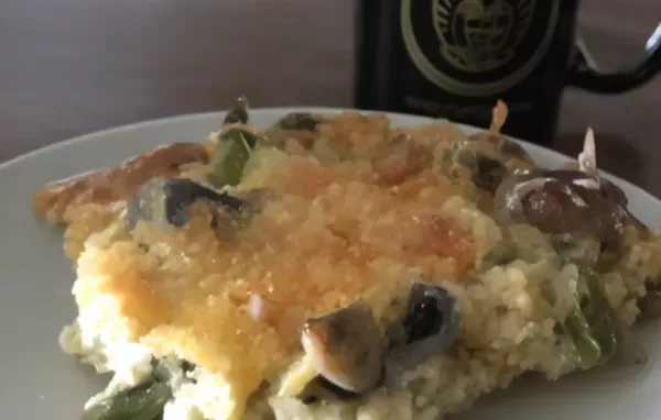 Overnight Asparagus Mushroom Strata