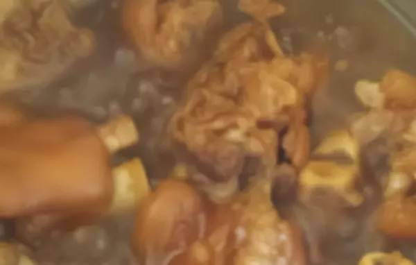 Paksiw na Pata (Pig's Feet Stew) Recipe