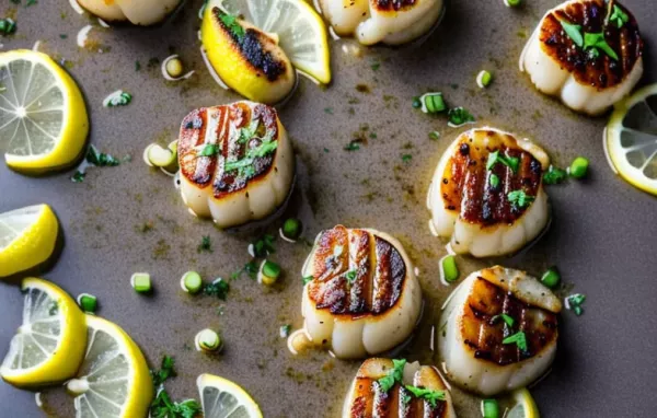 Pan-Seared Sea Scallops with Lemon Butter Sauce