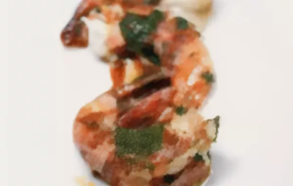 Pancetta-Wrapped Shrimp with Chipotle Vinaigrette and Cilantro Oil