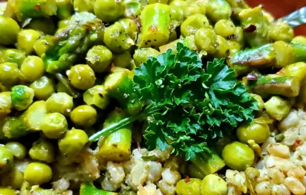 Pesto Farro with Spring Veggies