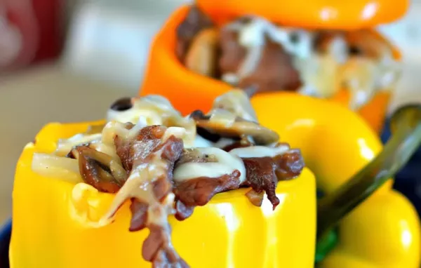 Philly Cheesesteak Stuffed Peppers