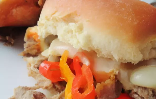 Philly Steak and Cheese Sliders