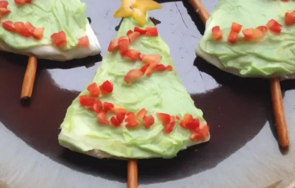 Pita Christmas Tree Finger Food