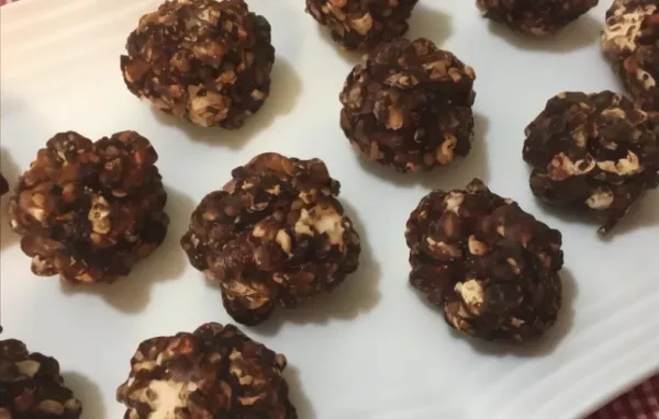 Popcorn and Peanut Truffles Recipe