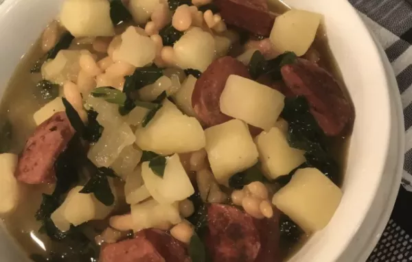 Portuguese Sausage and Kale Soup (Caldo Verde)