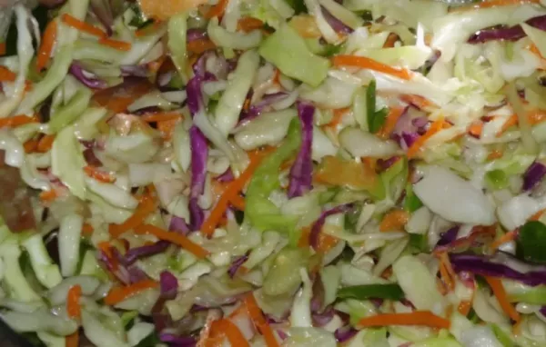 Quick and Easy Thai-Style Coleslaw