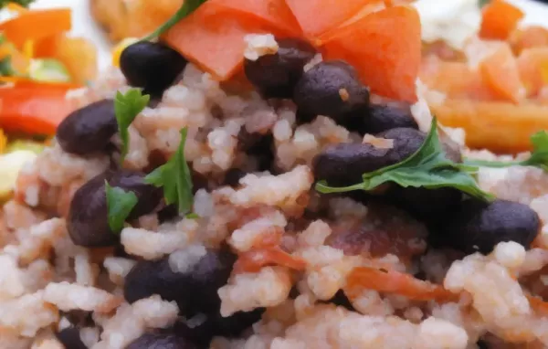 Quick Black Beans and Rice