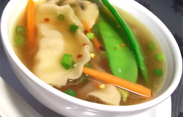 Quick Pot Sticker Soup Recipe