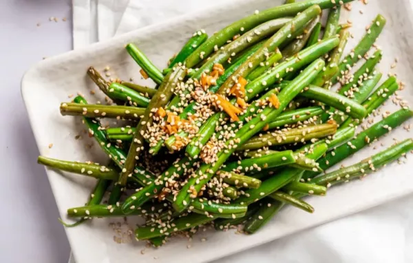 Quick Sesame Green Beans