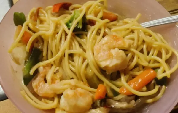 Quick Shrimp Lo Mein